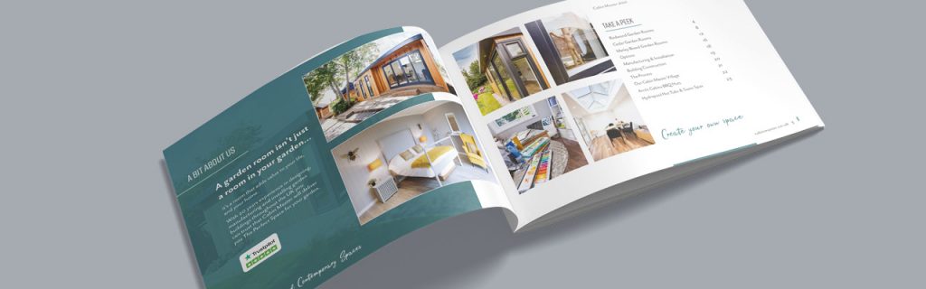 Cabin Master New Brochure Design Spread